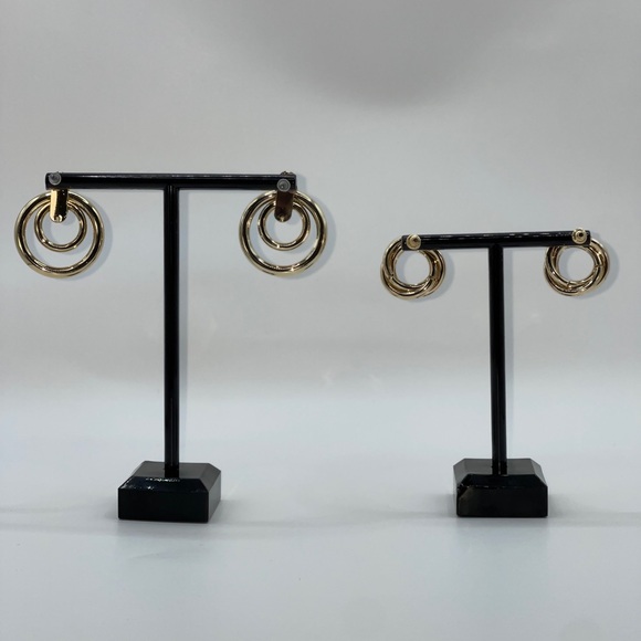 Gold Hoop Earrings - Picture 4 of 5